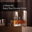 Luxury Gift For Men - Best Dad Ever - Unique Engraved Whiskey Decanter Set For Beloved Dad Christmas or Birthday Gift – 4 Whiskey Glasses And Decanter Set Is a Great Gift Idea for Whisky, Bourbon by CozyNest Decor