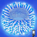 300 LED Christmas Lights Outdoor - 99ft Extra Long Christmas String Lights 8 Modes Plug in Waterproof Fairy Lights with Timer Memory for Indoor Outside Bedroom Home Party Decoration, Blue&White by GreenHaven Gardens