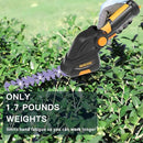 GARCARE 2 in 1 Grass Shear Cordless 7.2V Bush Timmer Handheld Grass Cutter for Shrub, Garden and Lawn Built-in 1500mAh Lithium Battery with 60min Fast Charger by GreenHaven Gardens
