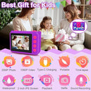 GKTZ Kids Camera - Waterproof Underwater Camera for Kids, Christmas Birthday Gifts for Girls Age 3-12, 1080P HD Children Digital Action Camera, Pool Toys for Kids Age 4-12 by TinyTreasures Baby Boutique