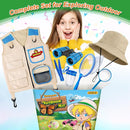 Kids Explorer Kit & Bug Catcher Kit, Kids Camping Gear for Kids, Outdoor Exploration Set with Vest & Hat, Ideal Outdoor Camping Adventure Toys for Ages 3 4 5 6 7 8 Boys Girls by TinyTreasures Baby Boutique