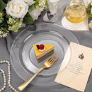 FLOWERCAT 60PCS Clear Plastic Plates - Disposable Clear Plates Heavy Duty for Party/Wedding/New Year - Include 30PCS 10.25inch Dinner Plates and 30PCS 7.5inch Dessert/Salad Plates by CozyNest Decor