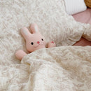 BuLuTu Muslin Cotton Pillowcase King Pillow Cover for Kids Adults Cute Rabbits Flower Pattern Pillowcases with Envelope Closure, 20x36 inch, 1 Piece, Forest, Machine Washable by TinyTreasures Baby Boutique