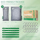 Activated Charcoal Odor Absorber, Odor Eliminator for Strong Odor,Bamboo Charcoal Air Purifying Bags for Home Car Closet Pet, Smoke Room Deodorizer (12 Packs, Unscented) by CozyNest Decor