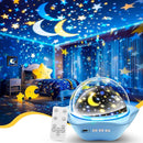 COOLNIGHT Star Lights for Bedroom, 72 Lighting Modes Star Projector Lights for Kids Room, 2400mAh Rechargeable Night Light Kids, Remote 360° Silent Sensory Light Projector for Boys Gifts by TinyTreasures Baby Boutique