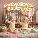 alilo Yoyo Talking Bunny Baby Musical Light-Up Rattle Toys 0-6-12-18 Months, Voice Mimicking Toy, Preloaded 90+ Audio Content, ABC/Number/Notes Learning Toys for Baby Infant Newborn Boy Girl Gifts by TinyTreasures Baby Boutique