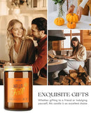 AOOVOO Hello Fall Candles - 22 oz Scented Candles, Aromatherapy Candle, Soy Candle for Home Scented by CozyNest Decor