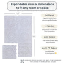 Baby Play Mats for Floor - Layla (4x6ft) - Premium EVA Foam Play Mat for Babies & Toddlers - Perfect for Tummy Time, Crawling, Playroom - Stylish & Comfortable Kids Play Mat by TinyTreasures Baby Boutique
