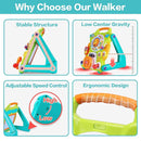 iPlay, iLearn 3 in 1 Baby Walker Sit to Stand Toys, Kids Activity Center, Toddlers Musical Fun Table, Lights and Sounds, Learning, Birthday Gift for 9, 12, 18 Months, 1, 2 Year Old, Infant, Boy, Girl by TinyTreasures Baby Boutique