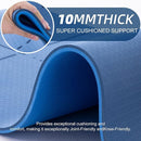 UMINEUX Yoga Mat Extra Thick 1/3'' & 2/5" Non Slip Yoga Mats for Women Eco Friendly TPE Fitness Exercise Mat with Carrying Sling & Storage Bag by TinyTreasures Baby Boutique