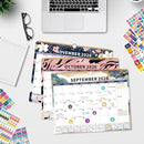 2025-2026Calendar, 18 Month Wall Calendar 2025-2026 Hanging Spiral Bound Magnetic Fridge Desk Calendars 15" x 12", Jul 2025 - Dec 2026, A- Small Rainbow by TinyTreasures Baby Boutique