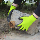 Evridwear Crinkle Latex Rubber Hand Coated Safety Work Gloves for Men Women General Multi Use Construction Warehouse Gardening Assembly Landscaping (M-Size) Lime 120 Pairs Pack by GreenHaven Gardens