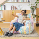 Recaceik Bean Bag Chair, Bean Bag Sofa Chair with Armrests Stuffed High-Density Foam, Lazy Sofa Comfy Chairs BeanBag Chair for Adults in Living Room,Bedroom Reading by CozyNest Decor