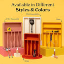 SMIRLY Silverware Drawer Organizer – Bamboo Kitchen Drawer Organizer, Adjustable Utensil Holder and Cutlery Tray, Drawer Dividers for Flatware and Kitchen Utensils by CozyNest Decor