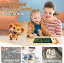 10 Inch LCD Writing Tablet, Erasable Doodle Board Toy, Cute Lion Drawing Pad for Kids Ages 2-6 - Educational Christmas Birthday Gift (Lion) by TinyTreasures Baby Boutique