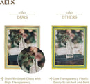 AELS 8x10 Inch Vintage Picture Frame, Elegant Antique Photo Frames with Glass Front, Photo Display, Tabletop Wall Hanging, Gift Ideas, Sage Green with Gold Trim by CozyNest Decor
