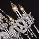 LIUMANG Modern Elegant 12 Lights K9 Crystal Glass Chandelier Pendant Ceiling Lighting European Style for Dining Living Room Bedroom Transparent,12 E12 Bulbs Required by CozyNest Decor
