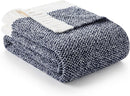 Snuggle Sac Heather Navy Oversized Twin-XL Size Blanket, Super Soft, Warm, Knit, 66x90 inches by TinyTreasures Baby Boutique