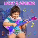 Guitar and Microphone Play Set for Girls,Kids Music Toys,Karaoke Machine with Music&Light,Music Instruments for Toddlers,Educational Toys Gift for Children by TinyTreasures Baby Boutique