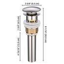 Yescom Square Bathroom Glass Vessel Sink Bowl Lavatory Basin