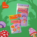 BioSwiss Bandages, Mushroom Shaped Self Adhesive Bandage, Latex Free Sterile Wound Care, Fun First Aid Kit Supplies for Kids and Adults, 24 Count by TinyTreasures Baby Boutique