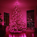 TW SHINE Christmas Lights, 20FT 100 Count Incandescent Mini Christmas Tree Light, Waterproof Xmas String Lights for Outdoor Indoor Home Party Yard Decorations, Pink by GreenHaven Gardens
