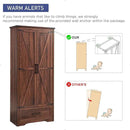 JXQTLINGMU Farmhouse Kitchen Pantry Cabinet - 72" Tall Wood Kitchen Storage Cabinets with Adjustable Shelves & 2 Barn Doors & Drawer, Versatile Storage for Dining Room, Bathroom, Rustic Brown by CozyNest Decor