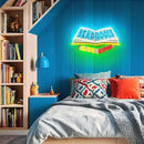 SELICOR Read Books & Be Kind Neon Signs for Wall Decor-Teacher Appreciation Gift,Adjustable LED Book Neon Light Up Sign for Reading Room Study Room Classroom Bookstore Library Museum Cafe Bedroom by CozyNest Decor