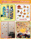 Benresive Reusable Sticker Book for Toddlers 2-4 Years, Fun Travel Stickers for Kids, Waterproof Sticker Books for Toddlers 1-3, Crafts Activities for Todddlers 1-3 2-4 3-5 - Thanksgiving by TinyTreasures Baby Boutique