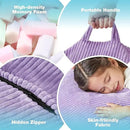Hobestluk 4.5FT Bean Bag Chair Giant Bean Bag Chair with Filler Included Adult Bean Bag Chairs with Removable Cover for Bedroom Living Room - (Jumbo, Purple) by CozyNest Decor