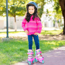 4-Pejiijar Rainbow Unicorn Kids Roller Skates for Girls Toddler Ages 2-4 5-8 8-12,Adjustable Roller Shoes with Luminous Wheels for Birthday Xmas Gifts by TinyTreasures Baby Boutique
