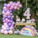 RUBFAC 129pcs Pastel Pink Balloons Different Sizes 18 12 10 5 Inches for Garland Arch, Light Pink Balloons for Birthday Valentine's Day Baby Shower Gender Reveal Wedding Party Decoration by TinyTreasures Baby Boutique