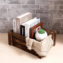 TIMRIS Set of 3 Rustic Wood Nesting Crates, Farmhouse Wooden Storage Container Boxes with Cutout Handles, Decorative Wooden Baskets for Display (Rustic Brown) by CozyNest Decor