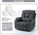 4 OKIN Motor Power Lay Flat Lift Recliner Chair for Elderly Adults Oversized Recliners with Massage Heat, Adjustable Head-Back-Lumbar-Leg-Support, Extended Footrest, 2 Cup Holders by CozyNest Decor