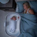 HALO BassiNest Soothing Swivel Sleeper 3.0S – Over-Bed Baby Bassinet with 360 Rotation, Adjustable Height, Breathable Mesh, Calm Sounds & Vibrations, Safe Close Sleeping, Lowering Wall for Easy Access by CozyNest Decor