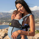 LÍLLÉbaby Complete All Seasons Ergonomic 6-in-1 Baby Carrier Newborn to Toddler - with Lumbar Support - for Children 7-45 Pounds - 360 Degree Baby Wearing - Inward & Outward Facing - Tiled Bluestone by TinyTreasures Baby Boutique