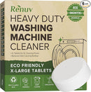 Heavy Duty Washing Machine Cleaner Descaler Tablets - Deep Cleaning for Front Load, Top Load Washer, HE (6 XL Tablets - 6 Months Supply) by CozyNest Decor