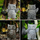 Solar Garden Statue Owl Figurine，Outdoor Garden Decor with Solar LED Lights for Patio,Balcony,Yard, Lawn-Unique Holiday Gifts for Women, Mom by GreenHaven Gardens