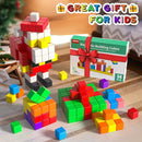 54 PCS Magnetic Blocks, Magnetic Building Blocks for Toddlers 3+, Montessori Toys, Magnet Cubes, Preschool STEM Educational Sensory Magnet Toys for Kids Ages 3-5 Year Old Boys and Girls by TinyTreasures Baby Boutique