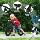 12" Balance Bike for 2, 3, 4, 5 Year Old Boys and Girls, Lightweight Nylon Frame Toddler Training Bike No Pedal Bikes for Kids with Adjustable Seat and Air Tires by TinyTreasures Baby Boutique