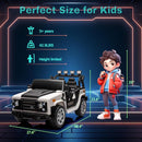 12V SUV 5MPH 2-Seater Ride on Toys, Ride-on Truck Toy w/Parent Remote,4W/2D 3-Speed Kids Electric Vehicles with Motor,Spring Suspension,LED,Music (12V Electric Ride on Truck SUV) by TinyTreasures Baby Boutique