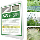 8x50Ft Mosquito Bug Insect Bird Fine Mesh Net Barrier Hunting Blind Garden Screen Netting for Protect Your Plant Fruits Flower by GreenHaven Gardens