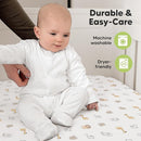 KeaBabies 2-Pack Organic Crib Sheets for Boys, Girls - 52x28 Fitted Crib Mattress Sheet Neutral, Breathable Jersey Cotton Cover for Baby Bed, Toddler Mattress, Soft & Cute Prints (KeaSafari) by TinyTreasures Baby Boutique