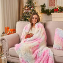GONAAP Fuzzy Faux Fur Throw Blanket Tie-dye Rainbow Super Soft Cozy Plush Fuzzy Shaggy Blanket for Couch Sofa Bed (Tie-dye Rainbow, Throw(50"x60")) by CozyNest Decor