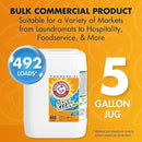 Arm & Hammer plus OxiClean Liquid Laundry Detergent Professional, Fresh Scent, 5 Gallon (Pack of 1) 492 Loads by CozyNest Decor