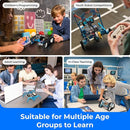 Makeblock mBot Ultimate 10 in 1 Robot Building Toys, Robotics Kit App Remote Control Robot Toys Compatible with Arduino C & Raspberry Pi, STEM Educational DIY Robotics for Kids Ages 12-16 by TinyTreasures Baby Boutique