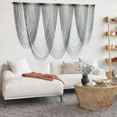 IOWER Large Macrame Wall Hanging Dip-Dyed Macrame Wall Decor Boho Wall Decor Craftsmanship Fiber Art 57" W x 41" L by CozyNest Decor