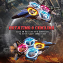 BEZGAR RC Plane for Kids | 2.4GHZ Brushless Drones with Camera, 6-axis Gyro Remote Control Airplane, 360° Flip Fighter Jet Toy, Toys for ages 8-13 with Colorful LED Navigation Lights Blue by TinyTreasures Baby Boutique