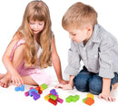 WorWoder Kids Magnetic Building Blocks Magic Magnetic 3D Puzzle Cubes, Set of 7 Multi Shapes Magnetic Blocks with 54 Guide Cards, Intelligence Developing and Stress Relief Fidget Toys for Kids(Pink) by TinyTreasures Baby Boutique