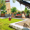 Large Aluminium Wind Chimes Outside, Soothing Melodic Memorial Sympathy Wind Chime, Suitable Outdoor Garden Decor, Gift for Mom Women Neighbors (Gold Wind Chimes-36) by CozyNest Decor